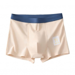 Meeste bokserid Elastse keskmise k&otilde;rgusega disain Hingavad l&uuml;hikesed p&uuml;ksid Triibulised v&auml;rvid U-kujulised siledad &otilde;mblusteta alusp&uuml;ksid XXL aprikoosi