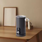 Electric Milk Frother 5 in 1 Large Capacity Knob Control Drink Mixer Automatic Coffee Steamer for must