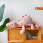 V&auml;ike lendav draakon suur nukk voodipadi armas dinosaurus pikk nukk magamisjalad magav pl&uuml;&uuml;sist m&auml;nguasi 60cm/0.23kg roosa
