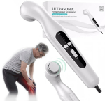 Ultraheli F&uuml;siteraapia Seade 4 cm&sup2; Kiirguspiirkonnaga, 15-Minutiline Taimer, 3 Reguleeritavat K&auml;iku V&ouml;&ouml;, K&auml;e ja Keha Valu Leevendamiseks KTY white