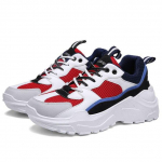 Unisex Suur Suurus 46 Vabaaja Jalan&otilde;ud Meeste Tossud Kerged Hip Hop Meeste Paksad Jalan&otilde;ud Meeste Jooksujalatsid Streetwear Tennisejalatsid 36 punane