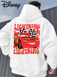 American Racing Story Blixt McQueen Prindimuster S&uuml;gis ja Talv Uus Meeste ja Naiste Vabaaja Paar Streetwear M
