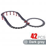 Laste Rongir&ouml;&ouml;pa Tarvikud Suured Ehitusklotsid DIY Raudtee M&auml;nguasjad Suured Klotsid &Uuml;hilduvad Duploed STEM Hariduslik Kingitus V&auml;ikelastele