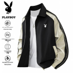 Playboy Meeste Kevad S&uuml;gis V&auml;litingimustes Tuulekindel Vabaaja Jakk L must