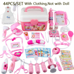 Meditsiiniline m&auml;nguasi lastele arst teeskleva rollim&auml;ngu komplekt 44 tk Simulatsioon hambaarsti kasti t&uuml;drukutele hariv m&auml;nguasjad lastele Stetoskoop CHINA