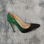 Uued naiste seksikad kingad Mood 11cm K&otilde;rged kontsad Teravad ninad Stilettod Elegantne peenike konts Jazzi tantsu pulmakleidikingad 42 roheline