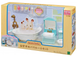 Sylvanian Families M&ouml;&ouml;bel ST Mark Vanus 3 ja M&auml;nguasi Sylvanian EPOCH [Vannitoa komplekt] SE-200 Sertifitseeritud, &Uuml;les, Nukumaja, Pered,