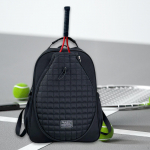 Polsterdatud tennisepagasi, reketikorraldajakott, mitmeotstarbeline seljakott naistele ja meestele. black