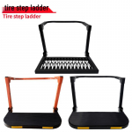 Kokkup&otilde;rkuv teleskoopiline auto katuseredeli pedaal maastiku-SUV-ile Tire Step Ladder - Non-slip Rubber Mat