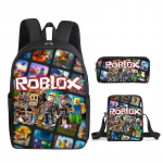 Roblox Koolikott Laste Seljakott V&otilde;i L&otilde;unakott V&otilde;i Pinal V&otilde;i 3-osaline Komplekt Dinosauri Prindiga Seljakott Lastele