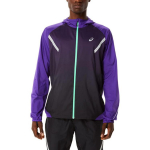 Asics V&auml;rviline Kapuutsiga T&otilde;mblukuga Pikkade Varrukatega Jakk Meeste jakid Lilla 2011C111-500 XS