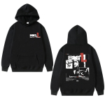 R&auml;ppar The Notorious Big L Lifestylez of The Poor and Dangerous Huppar Biggie Smalls Pullover Meeste Hip Hop &Uuml;legabariidilised Hupparid M black