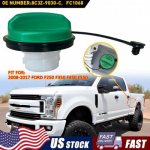 FC1068 Green Diesel Fuel Tank Gas Cap w Tether for Ford Super Duty 2009-2017 EXV