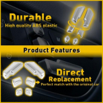 Chrome Door seat Switch Cover Trim Button Adjust for Mercedes-Benz E Class W212