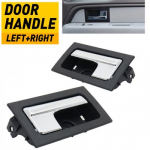 Pair ide Door Handle Platinum Passenger Driver Chrome for Ford F150 2009-2014