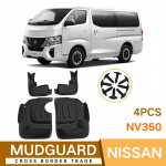 For Nissan NV350 car front and rear tire fenders, mud flaps, modified soft fenders car wing NV350
