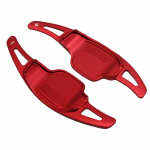 For Chevrolet Camaro 2012 2013 2014 2015 Aluminum Alloy Car Wheel Shift Paddle Shifter Extension 2pcs Car decoration accessories punane