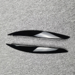 2 tk ABS l&auml;ikiv esitulede kurjad kulmud silmalaud BMW 1. seeriale E81 E82 E87 E88 118d 120i 120d 123d 130i M1 2004-2014 3D kleebis Gloss Black