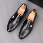 Moodne Mood Uued Meeste Must Valge Pehme Nahast Lamedad Kingad Meessoost S&otilde;idukingad Loaferid Homecoming Pulmakleit Zapatillas Hombre 38
