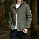 Suures suuruses meeste puuvillase polsterdatud jope s&uuml;gis- ja talviseks vaba aja veetmiseks noortele ja keskealistele &otilde;uejope Pluss sametist soe mantel 6XL armee roheline v&auml;rv