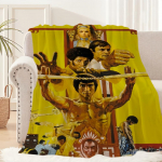 Kung fu B-Bruce L-Lee Tekk Palus Uinak Diivanivaip Elutuppa Soe Kontor Magamistuba S&uuml;nnip&auml;ev Kodu Reisimine Laste Kingitused 30x40in