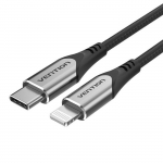 C&acirc;ble Usb-C Vers Lightning Mfi Vention Pour Iphone 11, 12, 13, 14, 15, 1 M