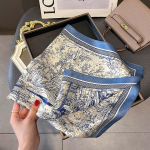100% puhtast siidist sall naistele Foulard k&otilde;rge kvaliteediga ruuduline print juuste kaelar&auml;tt daami sallid Hijab Bandana sallid Bufanda Real Silk 65x65cm