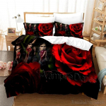 Telesaade The Vampire Diaries Armastuslaps Tekikate Komplekt HD Tekikate Voodipesu Lastele Voodipesu Komplektid Magamistoa Dekoor EU Single(135*200cm)3pcs