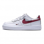 Nike Force 1 Low Lihtne jalga panna Mugavad Mitmek&uuml;lgsed Trendikad Madalad Rula kingad Laste tossud Valge IO7405-100 28