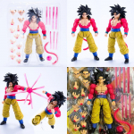 SHF Dragon Ball GT Figuurid Super Saiyan 4 Vegeta Son Goku Tegevusfiguur PVC Liigutatav Kollektsioon 16cm Anime Goku Gogeta Mudel M&auml;nguasjad