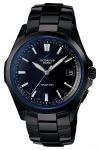 Casio Oceanus p&auml;ikeseenergial t&ouml;&ouml;tav k&auml;ekell OCWS100B1AJF Must raadiojuhitav must