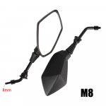 Mootorratta peeglid tahavaatepeegli monitor v&otilde;ltsitud s&uuml;sinikkiust dekoratiivne elektrijalgratta E-Bike Pit Dirt Bike roller ATV jaoks