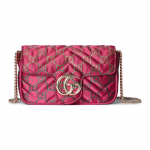 Gucci GG Marmont Double G Logotr&uuml;kiga L&otilde;uendist Mini &Otilde;lakott Naiste &otilde;lakott Roosa 476433-2ABNC-8455 Box(Basic Set+Box)