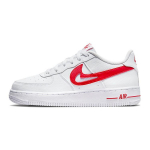 Nike Air Force 1 Low Valge Punane V&auml;ljal&otilde;igatud Swoosh GS DR7970-100 40