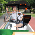 Eemaldatav elektriauto vihmakatus
