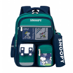 SNOOPY ergonoomiline algkooli itabag seljakott Small (Grades 1-3) sinine