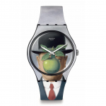 Swatch LE FILS DE BY RENE MAGRITTE NEW GENT SUOZ350 K&auml;ekell L'HOMME must