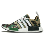 Adidas Originals A Bathing Ape x Adidas Originals NMD_R1 'Olive Camo' BA7326 42⅔