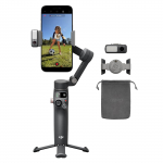 DJI Osmo Mobile 8 T&auml;iustatud J&auml;lgimisega Nutitelefoni Gimbal Stabilisaator AI-p&otilde;hise Heli ja Panoraamtelje Pikenduskangiga ning 10-tunnise Aku Pikenduse ja