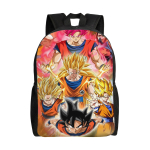 Dragon Ball SAIYANID SAIYANID Klassikaline Seljakott Vastupidav &Otilde;pilaste Matkamine Reisimine P&auml;evakott Meestele Naistele Kolledži L&otilde;uendikotid One Size