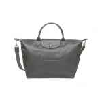 Longchamp Le Pliage Neo 32 L&uuml;hikese k&auml;epidemega kangast &otilde;la-crossbody kott Keskmine Naiste kotid Hall 1515578112 Gray