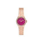 Michael Kors Camille seeria k&auml;ekell Kvartsmehhanism Roostevabast terasest rihm 30 mm Punane sihver Naiste kellad MK7396 Red