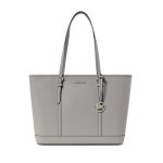 Michael Kors MK Jet Set Travel Kirjalogo Ripatsiga Totes Kott Naiste tote P&auml;rlhall 35T0STVL9L-081 Basic Set (Bag+Dust Bag)