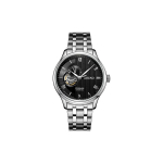 Seiko Presage mehaaniline liikumine roostevabast terasest rihmaga k&auml;ekell Meeste kellad musta sihverplaadiga SSA377J1 Black Dial black