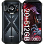 DOOGEE S118 Mobiiltelefonid Android 14, 20 GB RAM + 512 GB ROM Nutitelefon Helio G99, 10800 mAh(33 W kiirlaadimine) , 6,58&rdquo; FHD+ 120Hz, 50MP+12MP &Ouml;&ouml;n&auml;gemine h&otilde;be