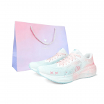 Li Ning Version 2.0 Cushioning Abrasion Resistant Slip Resistant Low top Running Shoes Men's Blue Pink ARSU009-7(Team1556--BOX) 39.5