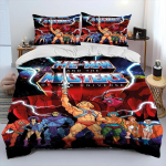 He Man ja Universumi Meistrid Kuninganna suurusega voodipesukomplekt Tekikott Tekk Padjap&uuml;&uuml;r Pehme tekk AU Single(140x210cm)