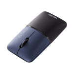 Sanwa Supply Vaike Bluetooth Sinise LED-iga &Otilde;huke SLIMO Hiir, Disain, (Laetav, Tumesinine) MA-BBS310NV