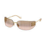 Miu Miu raamita p&auml;ikeseprillid Kuldne Naiste prillid 0MU-A51S-5AK20P Eyeglass Case/Pouch+Box