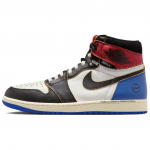 Jordan x Union X Fragment Design Air Jordan 1 k&otilde;rged vintage korvpallijalatsid unisex must valge sinine IO7847-002 36